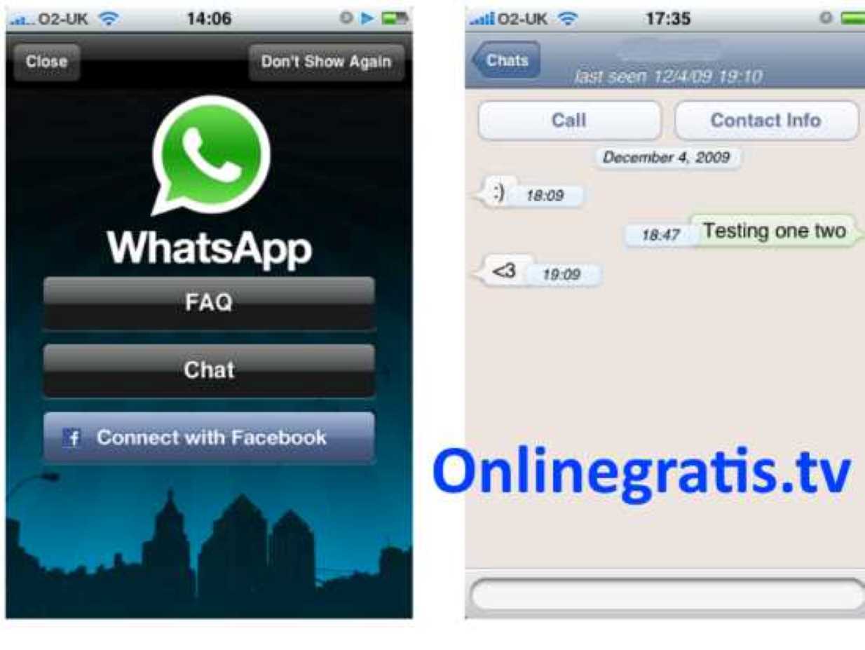 WhatsApp iPhone y ipad